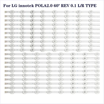 Светодиодная лента подсветки для LG POLA 2,0 60 дюймов 60LN549E 60LN5400 60LN5600 60LA620S 60LA6200 60LN5710 HC600DUD-SLFP1