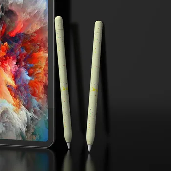 Светящийся флуоресцентный чехол для Apple Pencil 2-й Для Apple Pencil 1/2 Держатель Силиконовый чехол-втулка