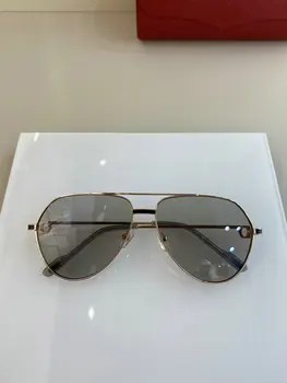 Солнцезащитные очки для пилотов роскошного бренда 2023 новые женские и мужские авиационные солнцезащитные очки в металлической оправе для вождения