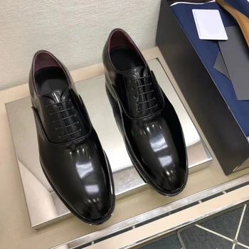 Черные туфли-дерби из матовой кожи, дизайнерские сдержанные мужские деловые офисные вечерние модельные туфли, неподвластная времени элегантность