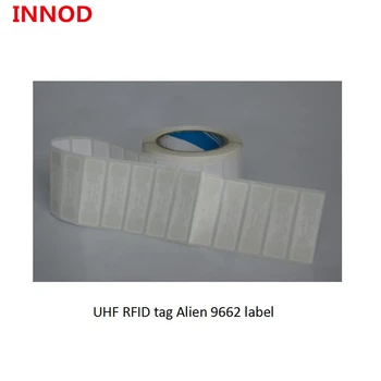 изготовленная на заказ rfid uhf антенна дальнего действия alien 9662 писчая бумага влажная инкрустация для 9962 чипа rfid uhf tag label клей iso18000-6c gen2